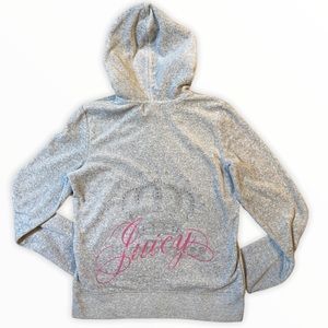 Juicy Couture Track Jacket Bedazzled Crown Large